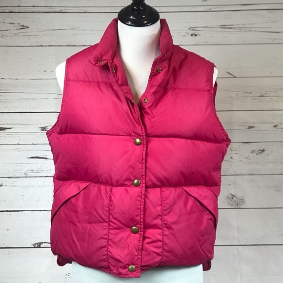 Woolrich Puffer Vest Pink Vintage Size M - Picture 2 of 7